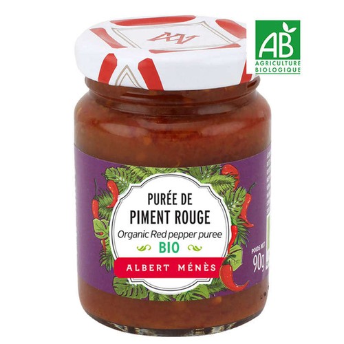BIO Purée de Piment Rouge Extra-Forte